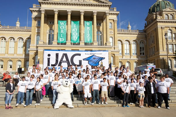 Students March for Funding for High School Retention Program iJAG