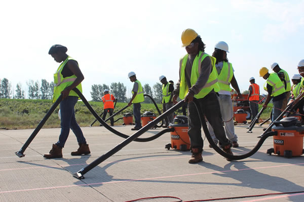 Youth Crew Comprised of JAG Students and Graduates Helps MDOT with Important Bounce and Scatter Road Salt Study.