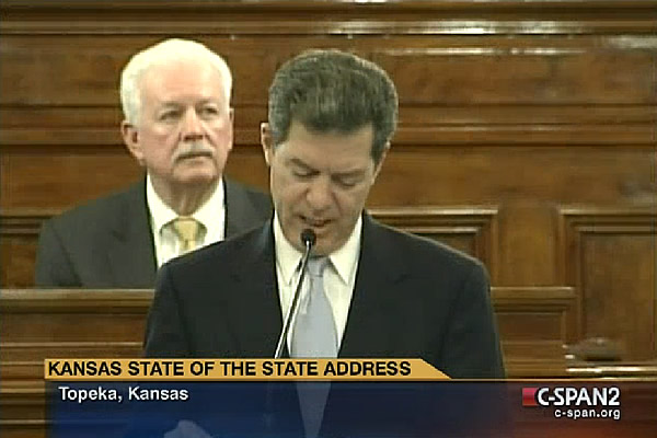 Kansas Governor Sam Brownback’s State of the State Address Features JAG-Kansas