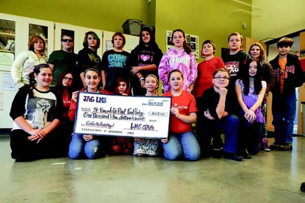 Laconia Middle School NH-JAG Empty Bowls Fundraiser Dinner 2014