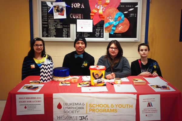 Students at Hutchinson Middle School-8 Raise Money to Help Patients Battling Blood Cancer
