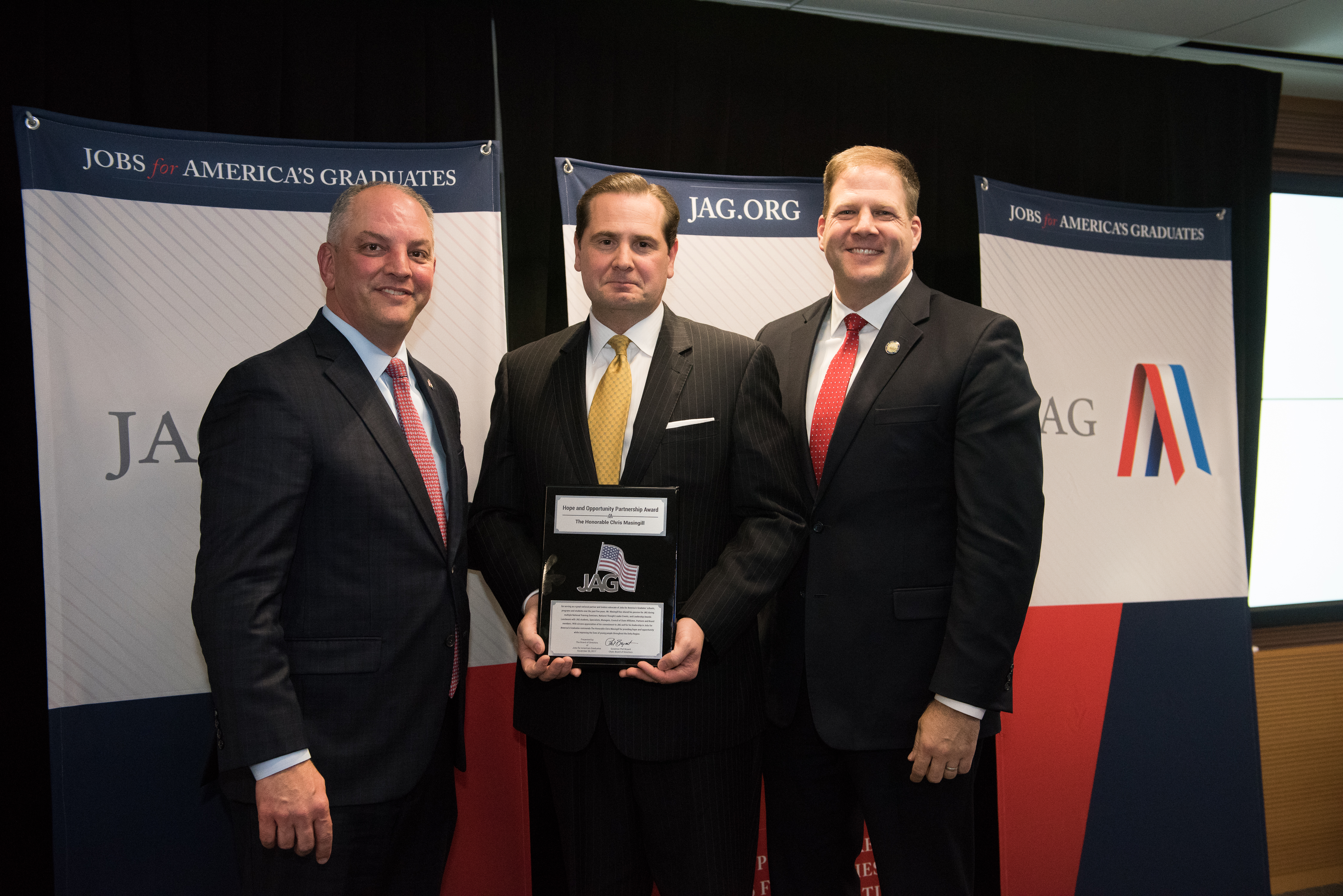 ARKANSANS RECOGNIZED AT JOBS FOR AMERICA’S GRADUATES  NATIONAL LEADERSHIP AWARDS EVENTS IN WASHINGTON, DC