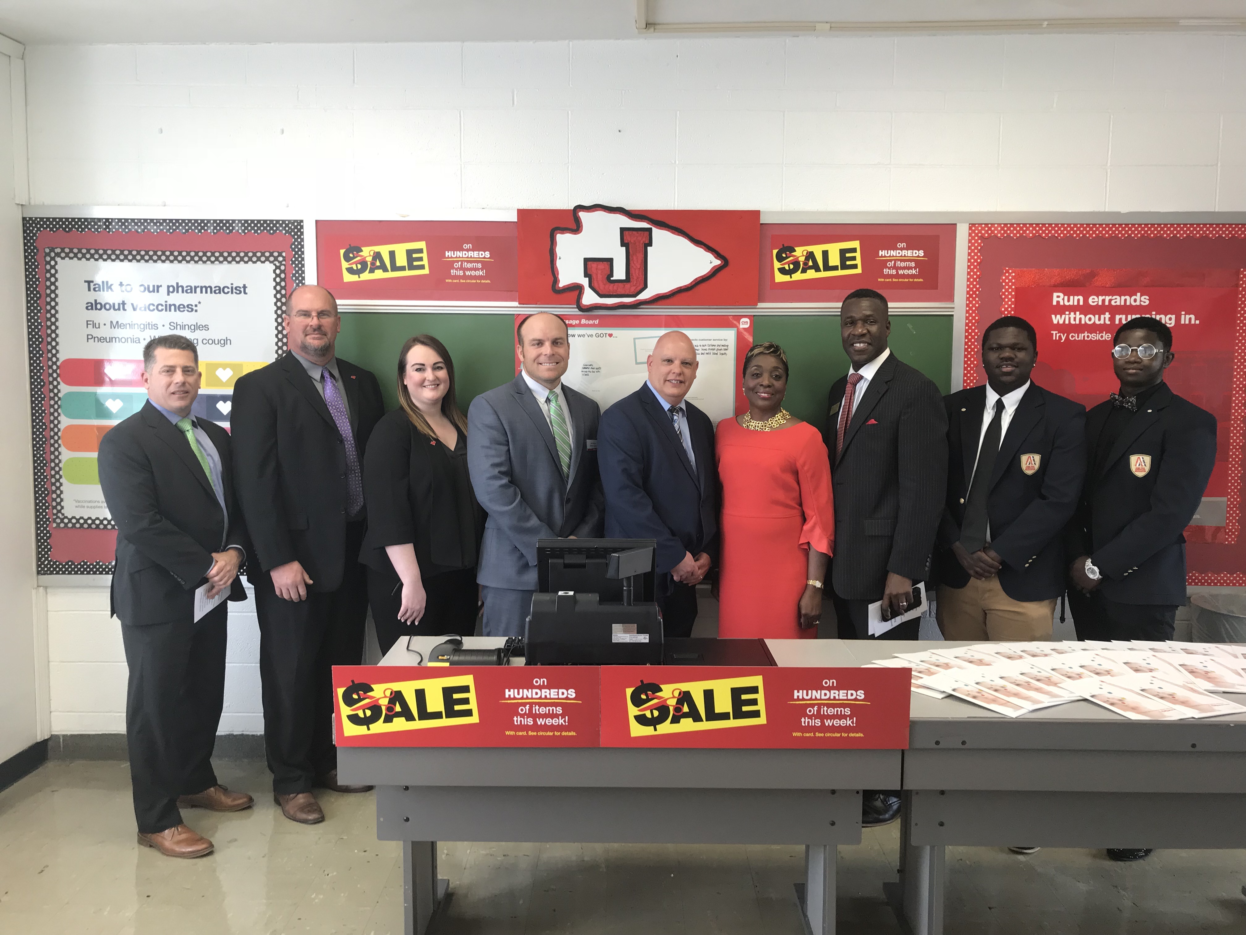 Ribbon Cutting Ceremony between Jennings High School and CVS Health