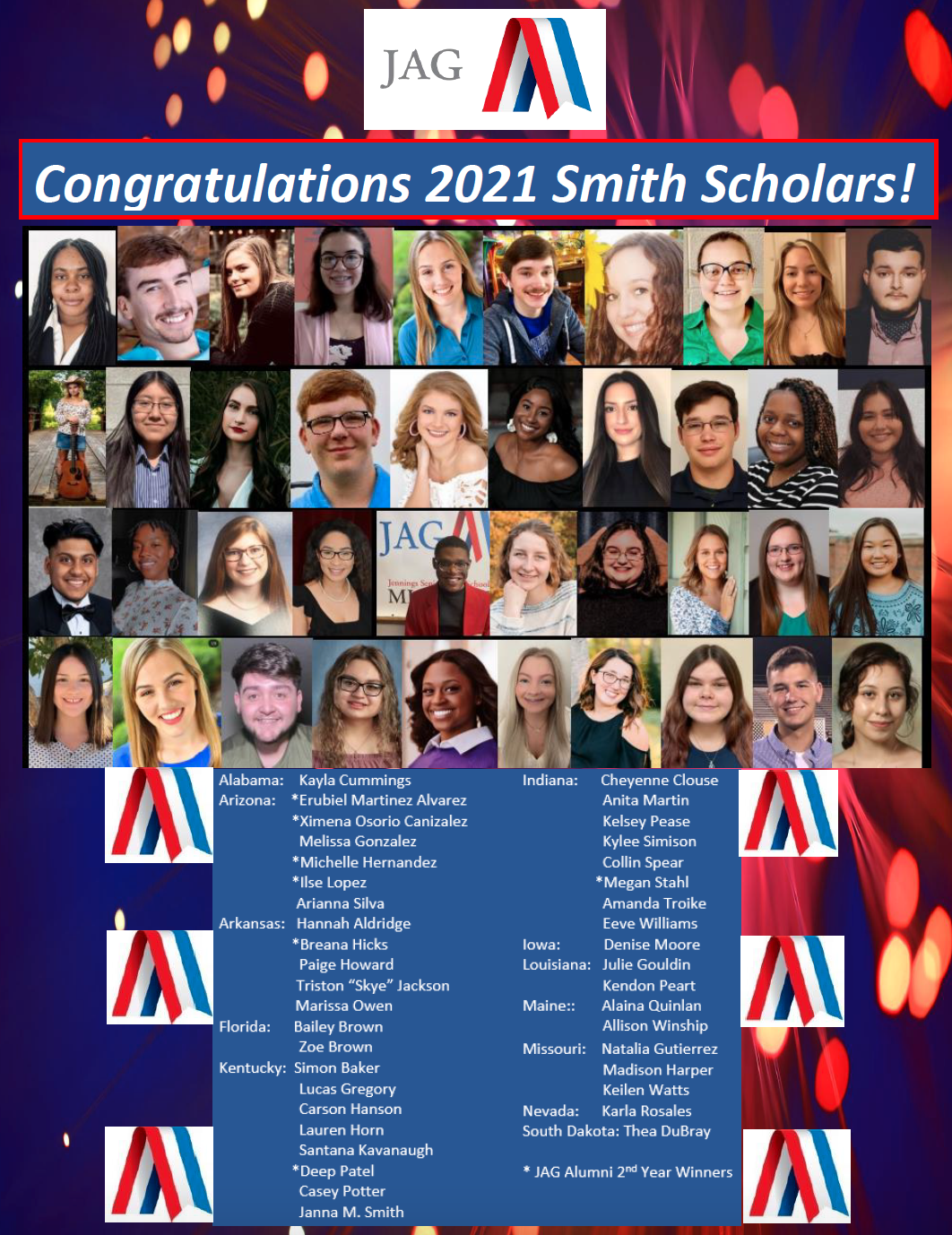 Congratulations 2021 Smith Scholars!